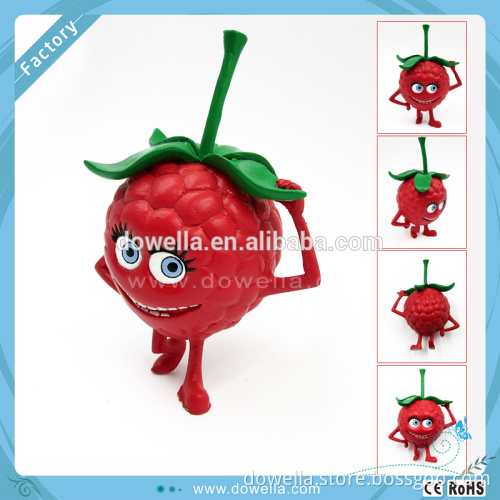 3D fruit figurine plastic toy